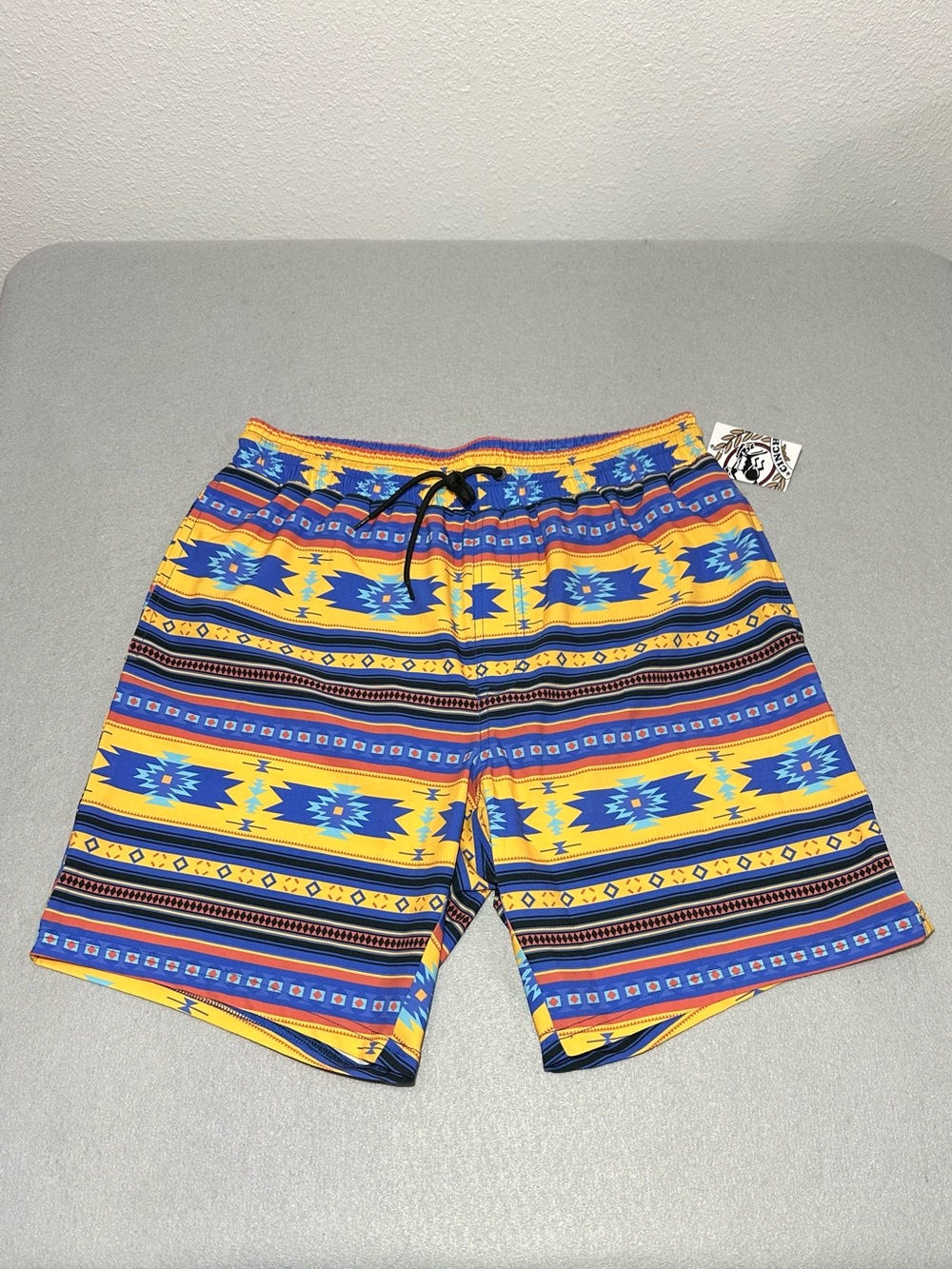 Cinch Men's Aztec Stripe Swim Trunks